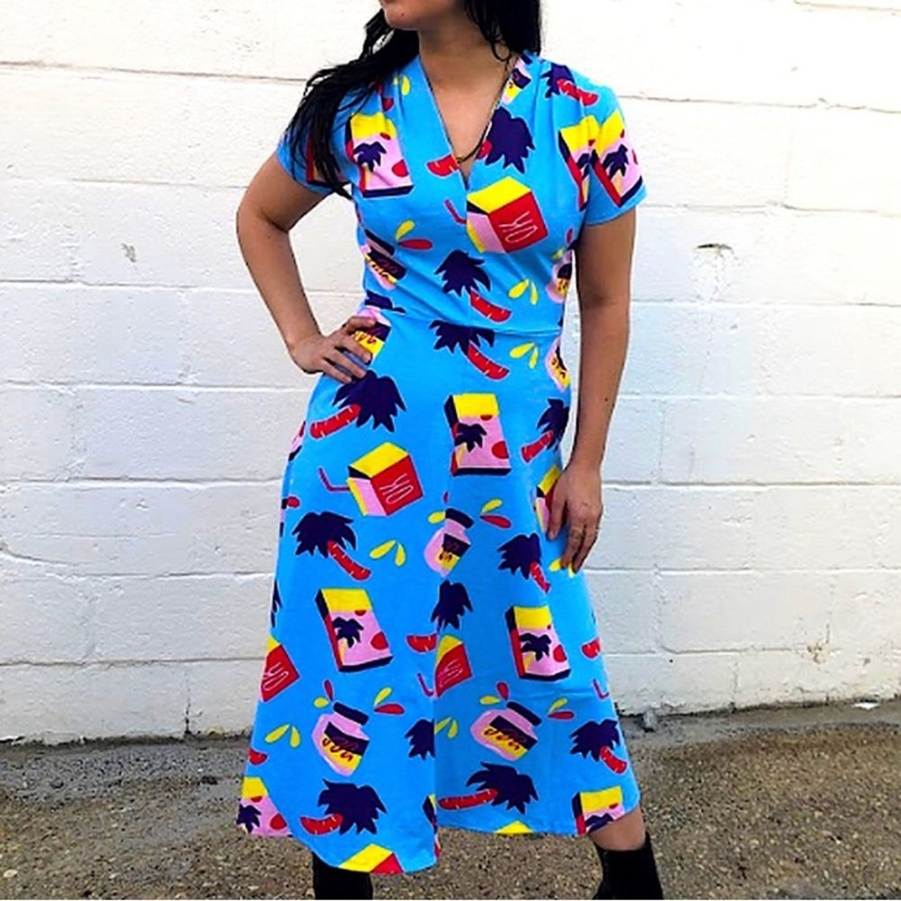 Nooworks Snacks Greta Dress New with small flaw
